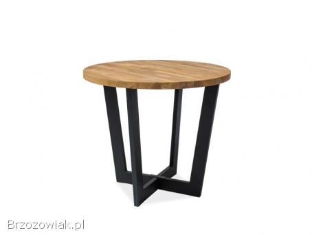 Stół okrągły dębowy krzesła krzesło typu LOFT 1.
