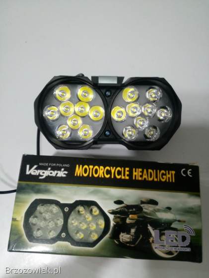 LAMPA ROBOCZA 18 LED 12V 24V szperacz halogen podwójny