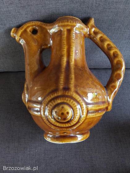 Serwis porcelitowy ceramika PRL zestaw dzbanek filiżanki kubeczki retro vintage.