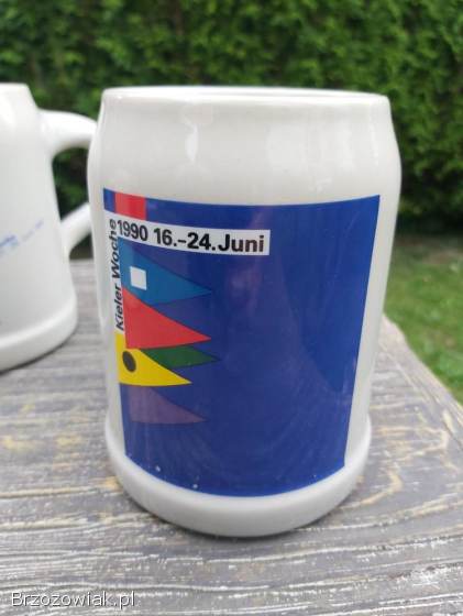 Kubki kufle pamiątkowe z Tygodnia Kilońskiego Kieler Woche regaty żeglarskie.