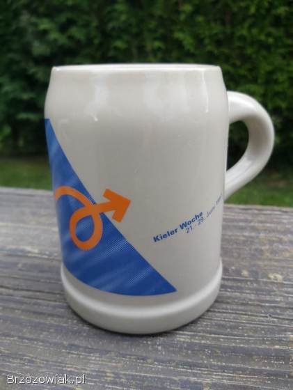 Kubki kufle pamiątkowe z Tygodnia Kilońskiego Kieler Woche regaty żeglarskie.