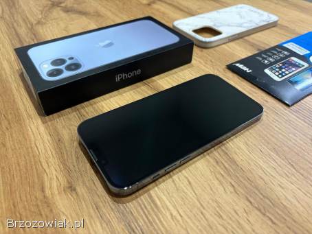 Okazja!  Iphone 13 Pro Max Sierra Blue!  Super Stan!  Kondycja Bat 98!