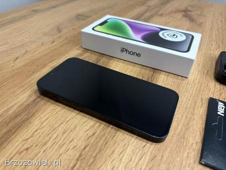 Okazja!  Iphone 14 -  Midnight!  Gwarancja!  Kondycja Baterii 100!
