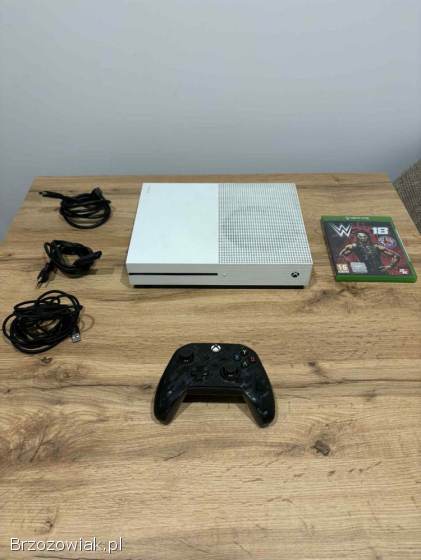 Okazja!  Xbox one S 500 GB + pad i sporo gier!  Super Stan!  Gwarancja!
