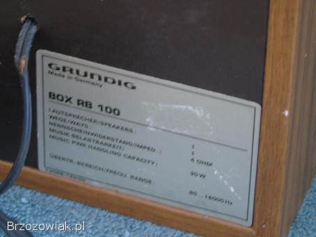 Kolumny Grundig RB-100 stereo.  DOSTAWA.