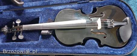 Skrzypce 1/4 czarne komplet