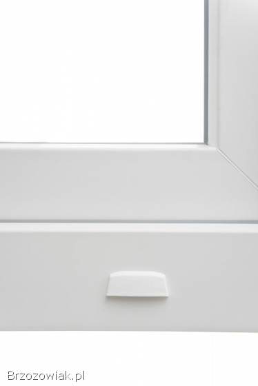 Okno 80x50 cm Piwniczne Garażowe Nowe Białe PREMIUM -  Od Ręki