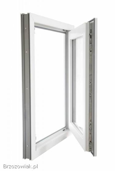 Okno 60x80 cm Piwniczne Garażowe Nowe Białe PREMIUM -  Od Ręki