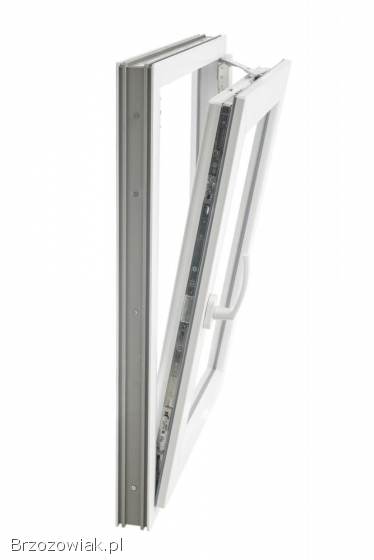 Okno 60x80 cm Piwniczne Garażowe Nowe Białe PREMIUM -  Od Ręki