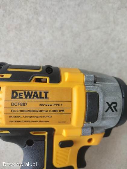 Nowa zakrętarka udarowa DeWalt akumulatorowa DCF850