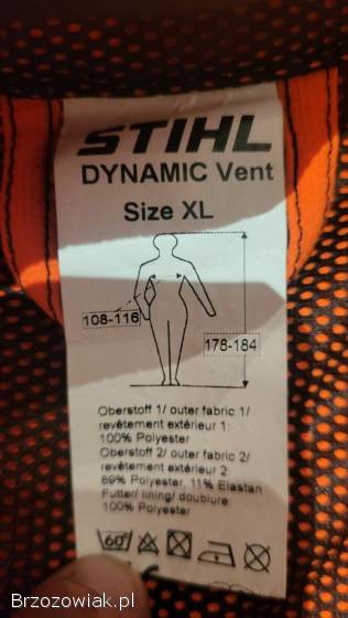 Kurtka sthil nogawice nowe