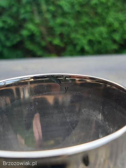 Kieliszki platyna vintage.