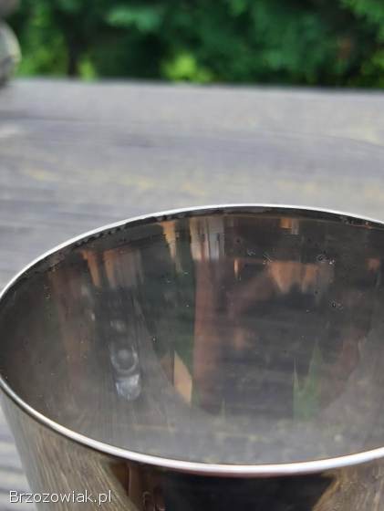 Szklanki platyna Krosno.