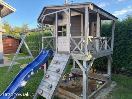Domek drewniany ogrodowy dla dzieci