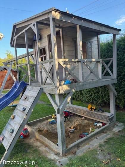 Domek drewniany ogrodowy dla dzieci