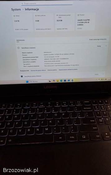 Laptop gamingowy Lenovo Legion Y540