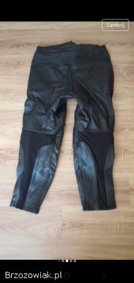 Spodnie motocyklowe skórzane