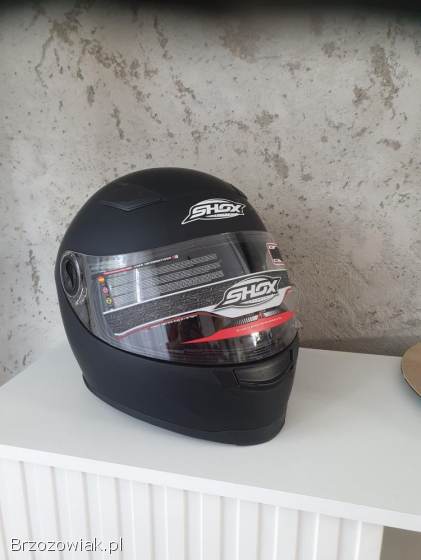 Nowy kask motocyklowy shox