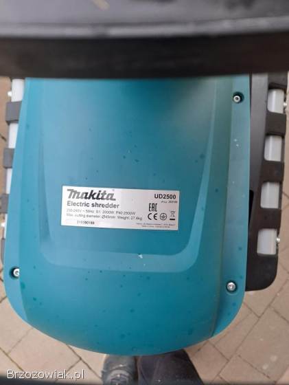 Makita UD2500 rozdrabniarka do gałęzi
