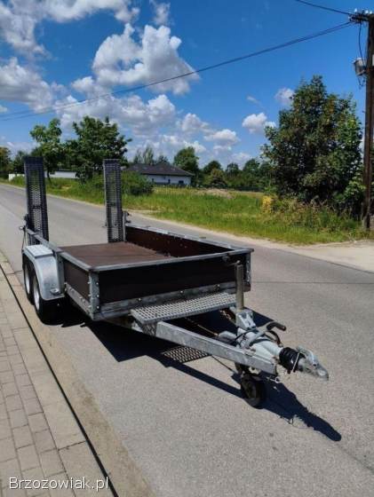 Laweta przyczepa koparka DMC 3,  5 t wypożyczalnia