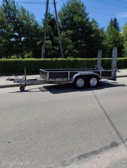 Laweta przyczepa koparka DMC 3,  5 t wypożyczalnia