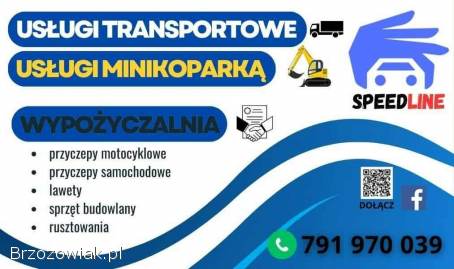 Usługi minikoparką 3t niwelacje terenu kopanie wypożyczalnia lawet