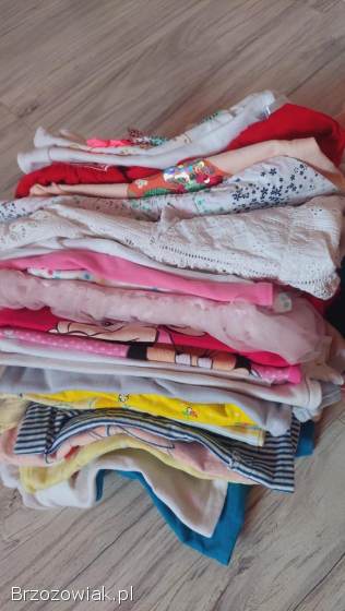 Paka ubranek dla dziewczynki 80-86 zestaw mega