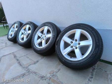 Alufelgi 16 5x112 opony letnie 225/55R16 Audi VW Seat Skoda Mercedes BMW