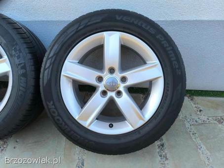 Alufelgi 16 5x112 opony letnie 225/55R16 Audi VW Seat Skoda Mercedes BMW