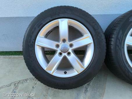 Alufelgi 16 5x112 opony letnie 225/55R16 Audi VW Seat Skoda Mercedes BMW