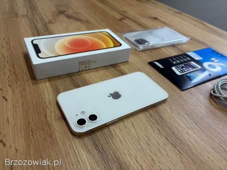 Okazja!  Iphone 12 Biały!  Kondycja Baterii 100 Gwarancja!  Super Stan!