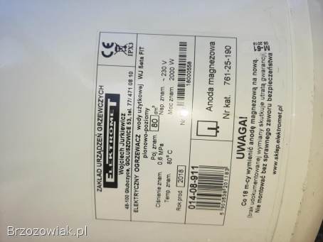 Boiler elektryczny podgrzewacz 80l