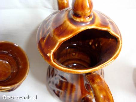 Zestaw kawowo ozdobny z PRL