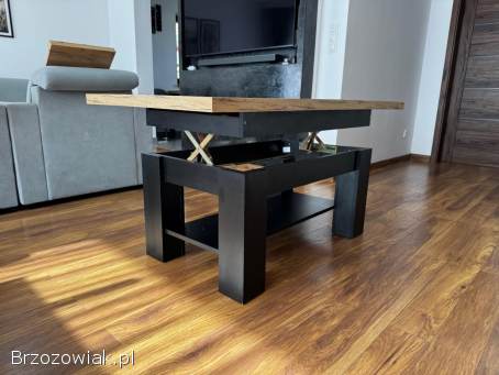 Ława / stolik kawowy 130x70+ 40cm dokładka