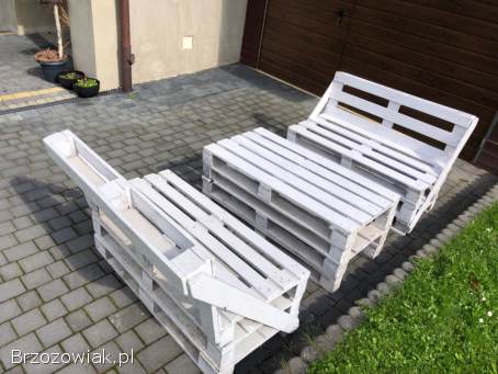 Meble z palet ogrodowe