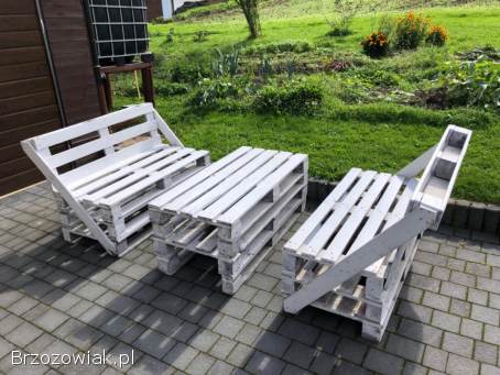 Meble z palet ogrodowe