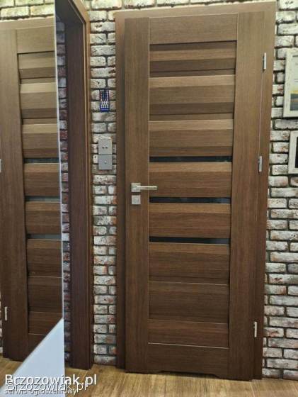 4x Drzwi Intenso model Belize Orzech z ościeżnicami -  4 sztuki