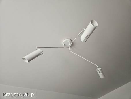 Lampa sufitowa biała 3-punktowa GU10