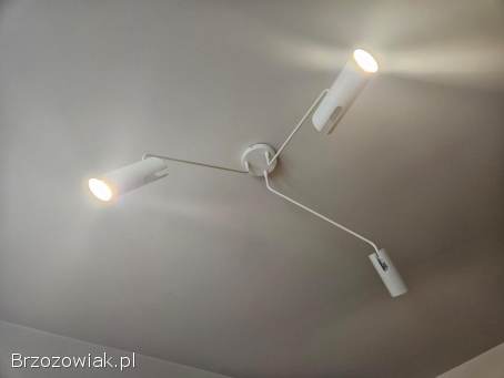 Lampa sufitowa biała 3-punktowa GU10