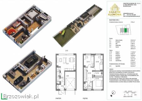 Domy w zabudowie szeregowej Zakątek Klonowa