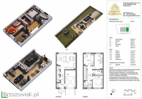 Domy w zabudowie szeregowej Zakątek Klonowa
