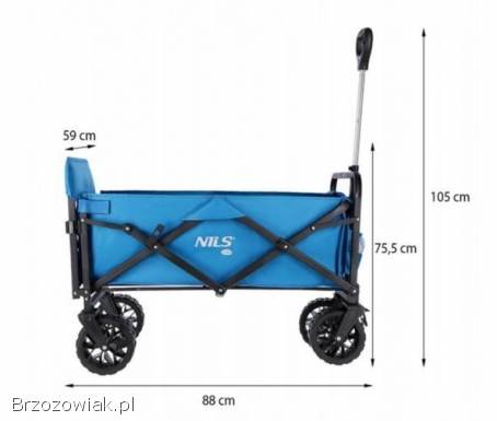 Wózek turystyczny/plażowy NILS CAMP 160L NC 1608