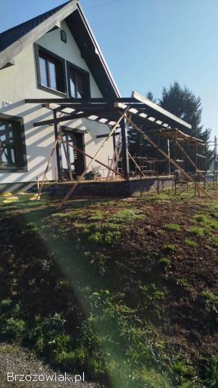 Wiaty,  konstrukcje drewniane