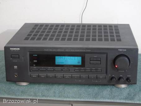 Wzmacniacz z radiem Thomson mocny i sprawny.  DOSTAWA