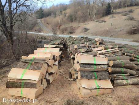 Drzewo opałowe jesion/czeresnia