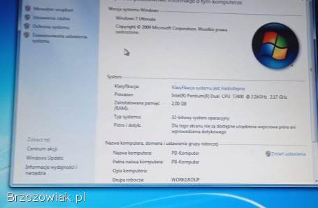 Sprawny laptop Packard Ball