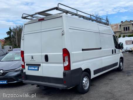 Peugeot Boxer 2.  2Hdi 110KM 2015r.  -  Gwarancja -  L3H2,  Klima,  Bagażnik dachowy