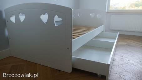 Łóżko dziecięce 80x160 białe