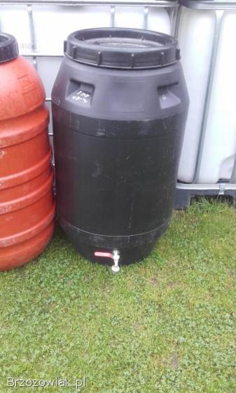 Beczki plastikowe spozywcze 220l,  250l