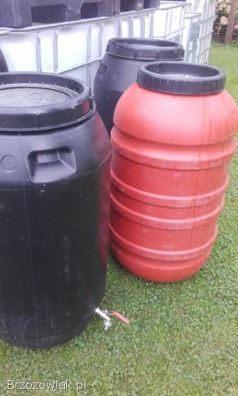 Beczki plastikowe spozywcze 220l,  250l